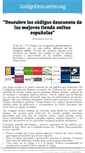 Mobile Screenshot of codigodescuento.org